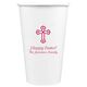 Ornate Cross Paper Coffee Cups Image 2 of 4